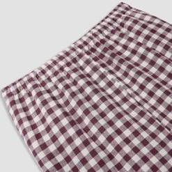 Outlet Pajama pants Women Linen Pajamas|Gingham Pajamas