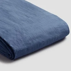New Blueberry 100% Linen Flat Sheet Linen Bedding|Flat Sheets