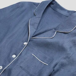 Hot Linen Pajama Shirt (Top Only) Women Linen Pajamas