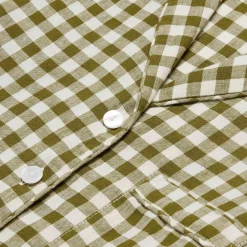 Sale Linen Pajama Shirt (Top Only) Women Linen Pajamas|Gingham Pajamas