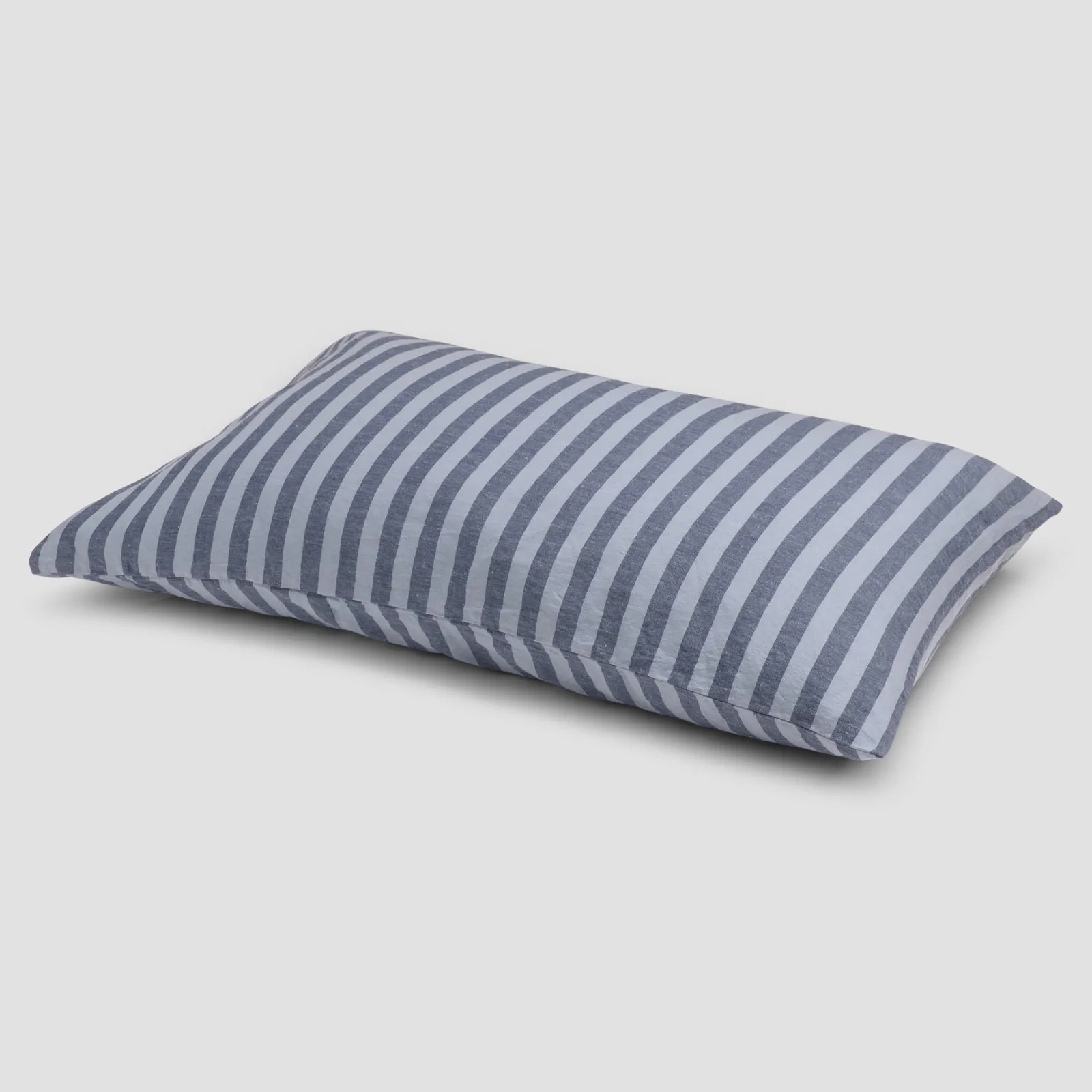 Clearance Linen Blend Pillowcases (Pair) Striped Bedding|Linen Bedding