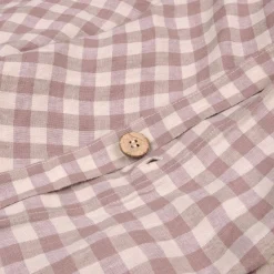 New 100% Linen Duvet Cover Gingham Bedding|Duvet Covers