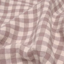 New Linen Blend Pillowcase (Pair) Gingham Bedding|Linen Bedding