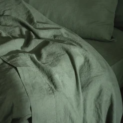 Discount Linen Blend Flat Sheet Linen Bedding|Flat Sheets