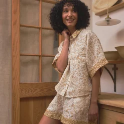 Online Ernest White Middlemore Linen Women’s Pajama Shorts Set Women Pajama Sets|Linen Pajamas