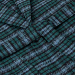 Hot Heathcliff Plaid Flannel Cotton Robe Women Linen Pajamas|Linen Pajamas