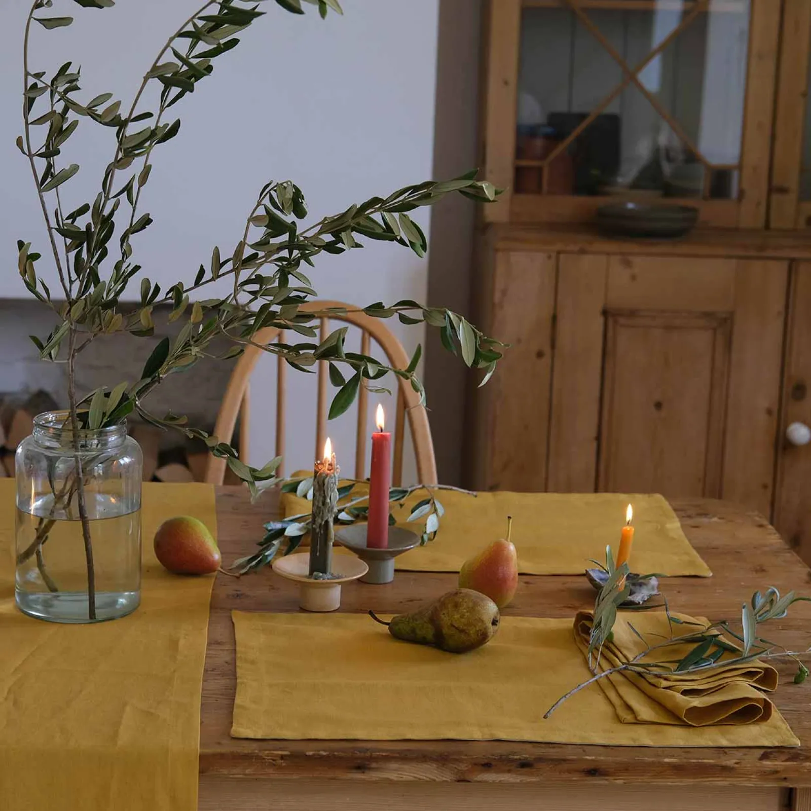 Best 100% Linen Placemats Set of 4 Table Linens