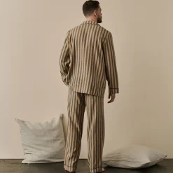 Online Men's d Linen Pajama Set Linen Pajama Sets|Linen Pajamas