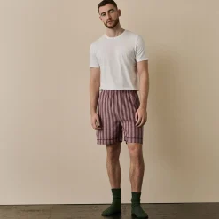 Outlet Men's d Linen Pajama Shorts Linen Pajamas