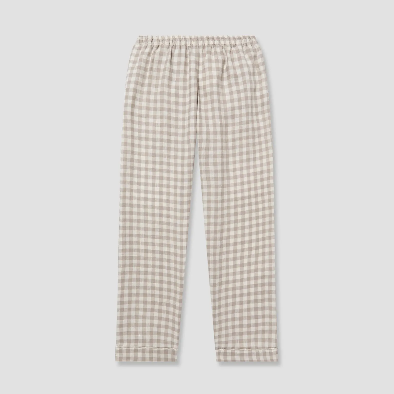 Sale Pajama pants Women Linen Pajamas|Gingham Pajamas