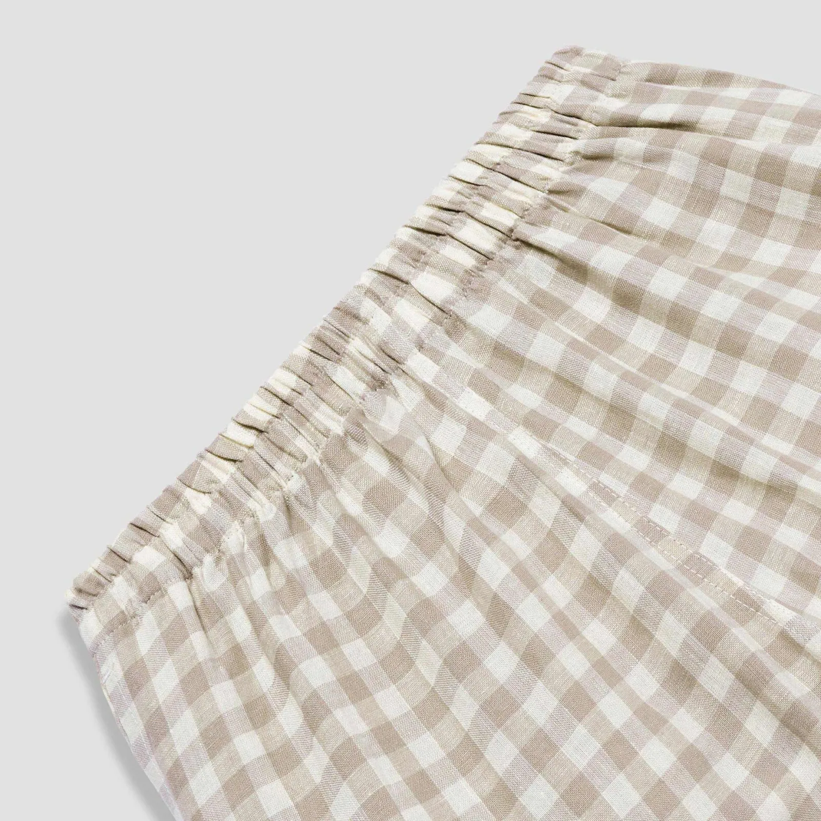 Sale Pajama pants Women Linen Pajamas|Gingham Pajamas