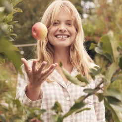 Best Pajama Shirt Women Linen Pajamas|Gingham Pajamas