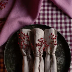 Discount 100% Linen Napkins Set of 4 Table Linens