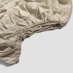 Sale Linen Blend Fitted Sheet Linen Bedding|Fitted Sheets