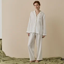 Online Linen Pajama pants Women Linen Pajamas