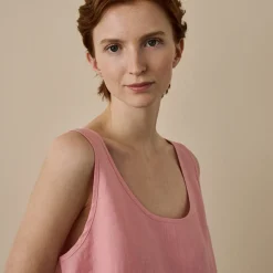 Hot Linen Tencel Cami Top Women Linen Pajamas
