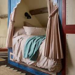 Clearance Linen Blend Duvet Cover Striped Bedding|Linen Bedding