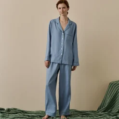 Online Linen Pajama pants Women Linen Pajamas